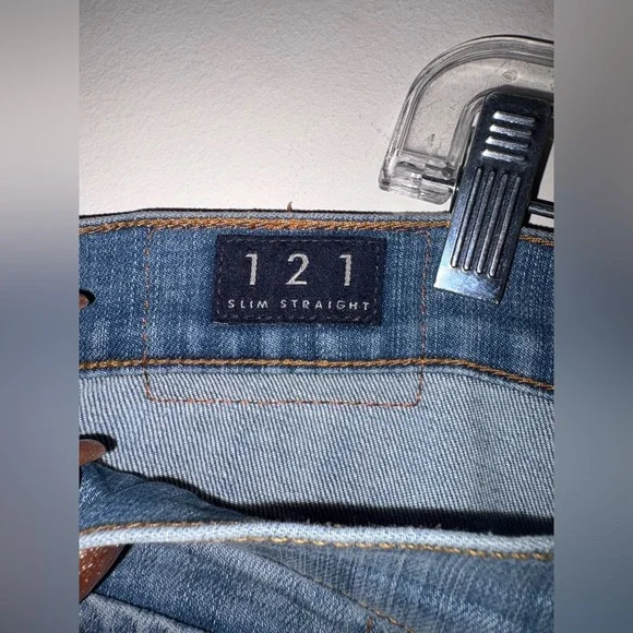 Lucky Brand Men’s Slim Straight 122 Blue Denim Jeans - Picture 6 of 8